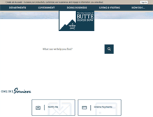 Tablet Screenshot of co.silverbow.mt.us